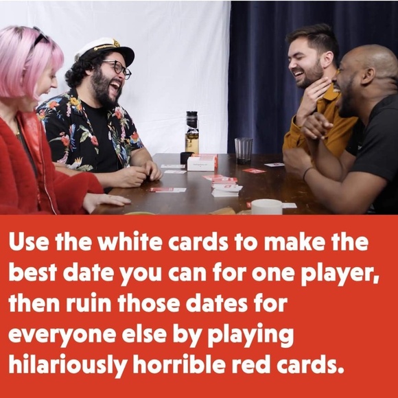 Red Flags the game of terrible dates by Grim Rabbit 3-20 players card game New - Picture 7 of 7